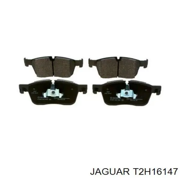 Sapatas do freio dianteiras de disco T2H16147 Jaguar