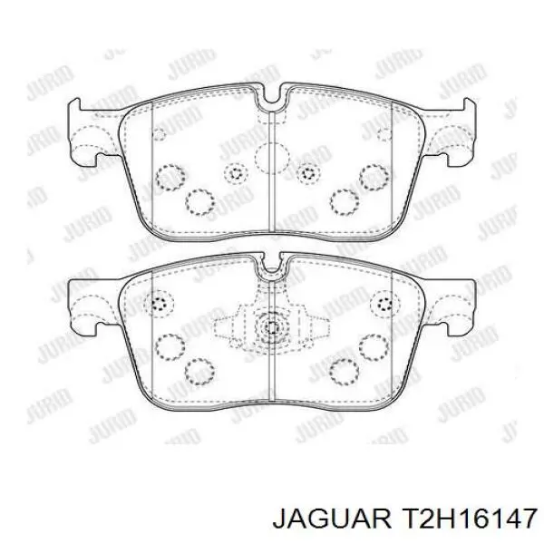 Sapatas do freio dianteiras de disco Jaguar T2H16147 preço, a partir de 61,49 USD