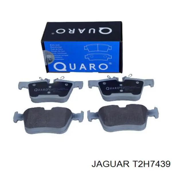 Compre T2H7439 Jaguar Sapatas do freio traseiras de disco