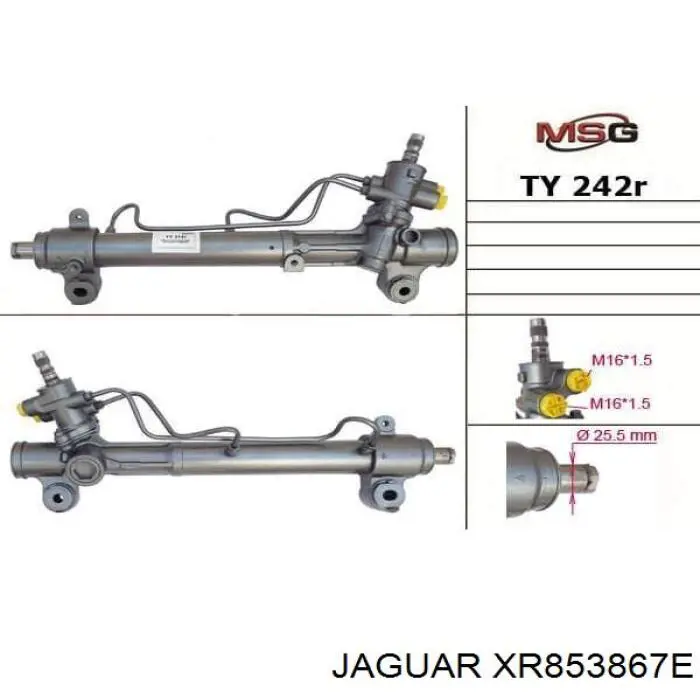Compre XR813139 Jaguar Cremalheira da direção
