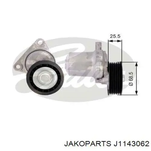Compre J1143062 Jakoparts Reguladora de tensão da correia de transmissão
