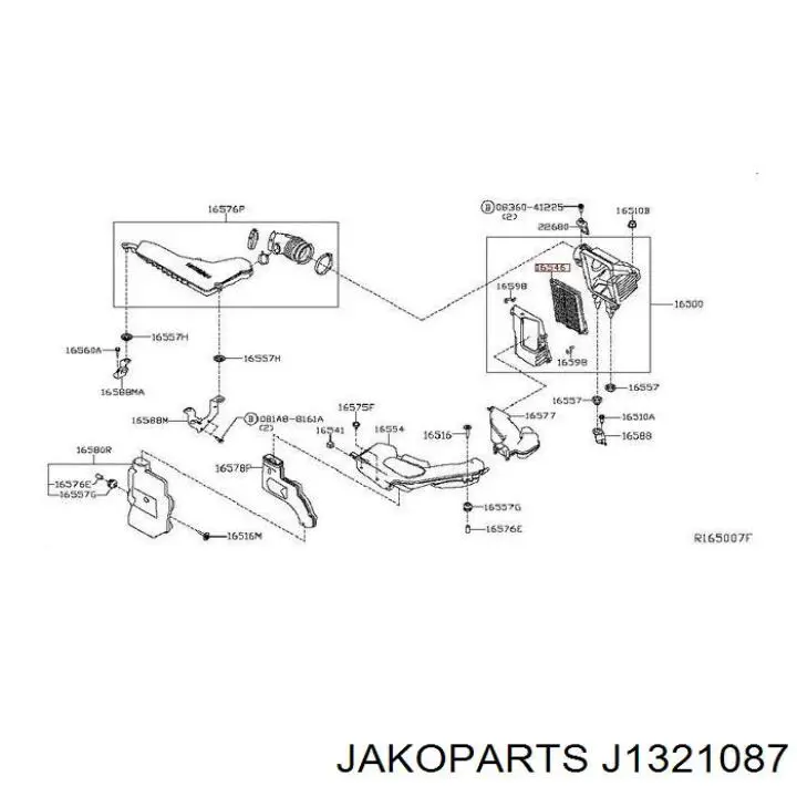Filtro de ar Jakoparts J1321087 preço, a partir de 9,77 USD