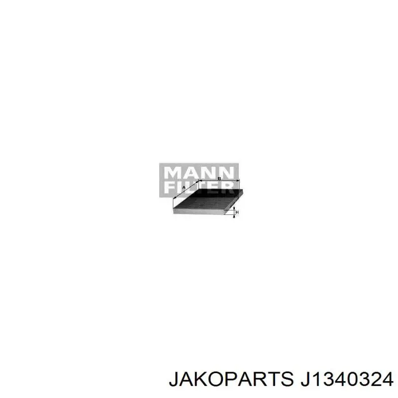 Filtro de salão Jakoparts J1340324 preço, a partir de 11,39 USD