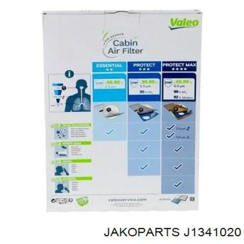 Compre J1341020 Jakoparts Filtro de salão