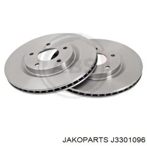 Compre J3301096 Jakoparts Disco do freio dianteiro