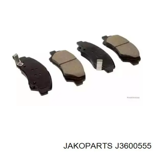 Sapatas do freio dianteiras de disco Jakoparts J3600555 preço, a partir de 35,10 USD