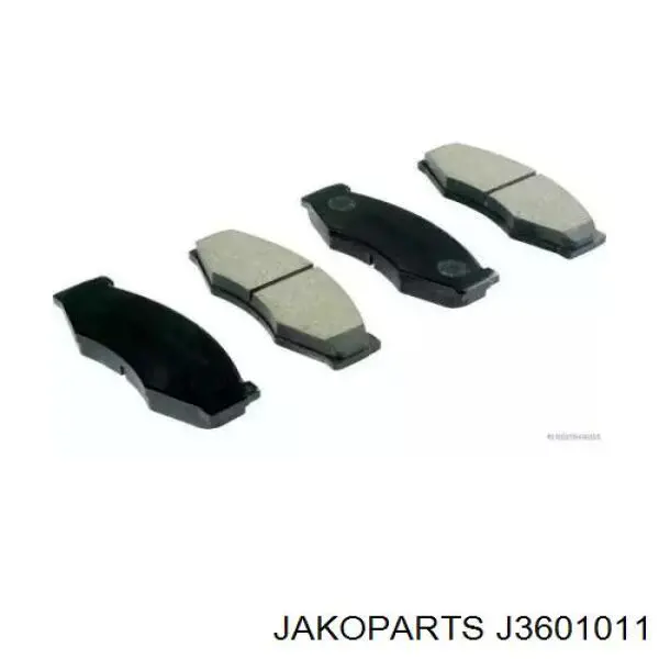 Compre J3601011 Jakoparts Sapatas do freio dianteiras de disco