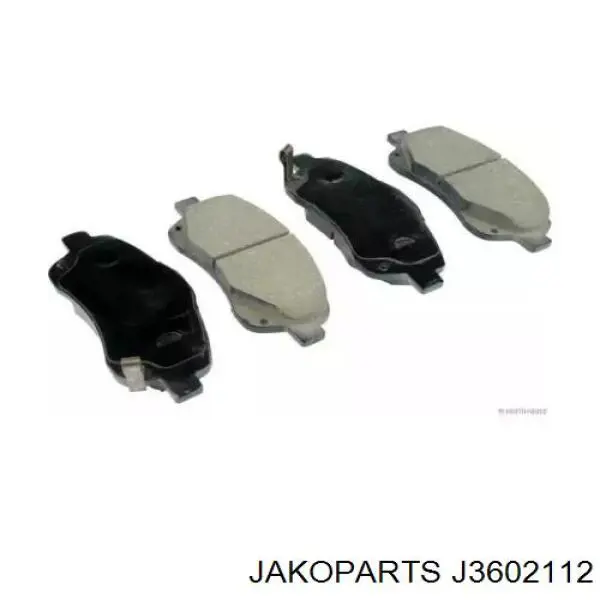 Compre J3602112 Jakoparts Sapatas do freio dianteiras de disco
