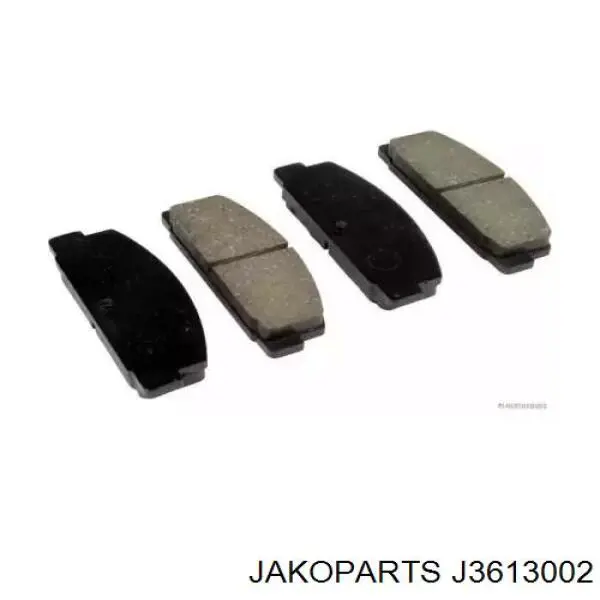 Compre J3613002 Jakoparts Sapatas do freio traseiras de disco