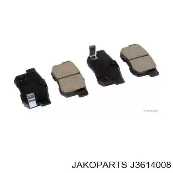 Sapatas do freio traseiras de disco Jakoparts J3614008 preço, a partir de 22,31 USD