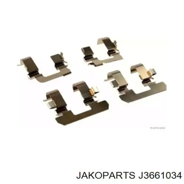 Kit de molas de fixação de sapatas de disco dianteiras Nissan Sunny III Y10