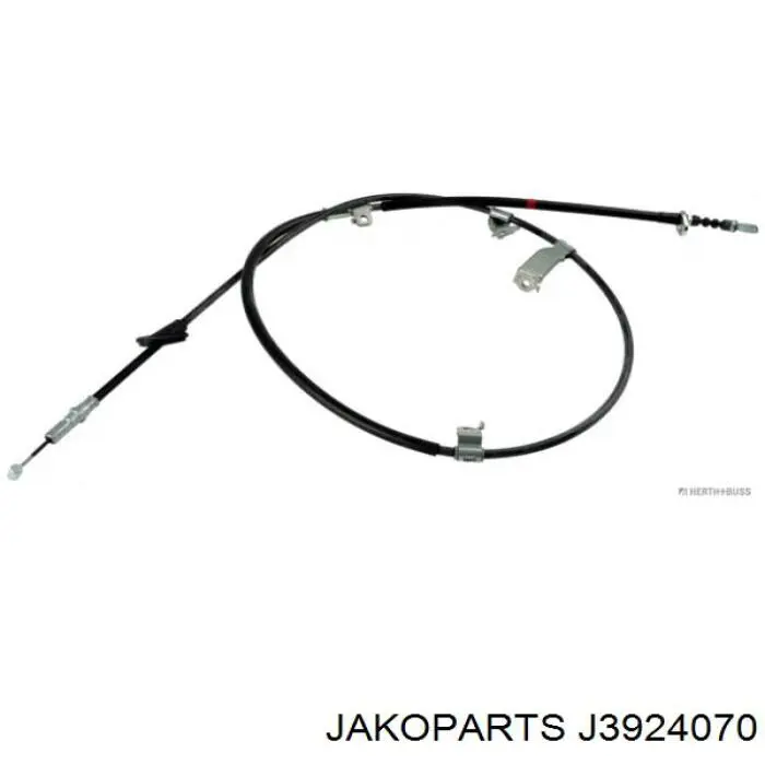 Cabo do freio de estacionamento traseiro esquerdo Jakoparts J3924070 preço, a partir de 62,99 USD