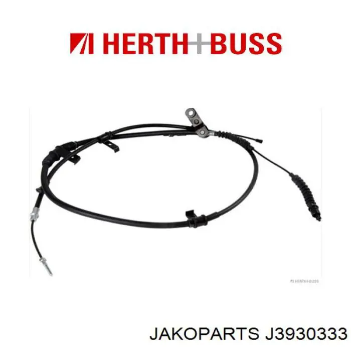 Cabo do freio de estacionamento traseiro direito Jakoparts J3930333 preço, a partir de 36,90 USD