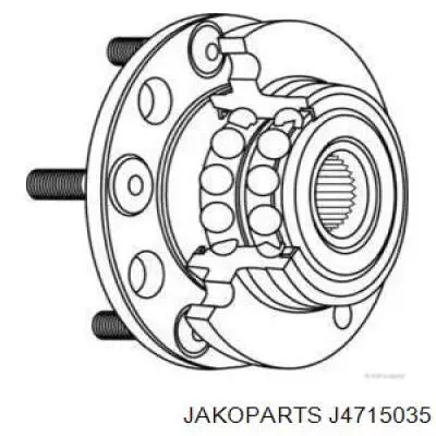 Compre J4715035 Jakoparts Cubo traseiro