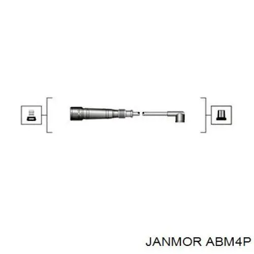 Fios de alta voltagem, kit Janmor ABM4P preço, a partir de 70,90 USD