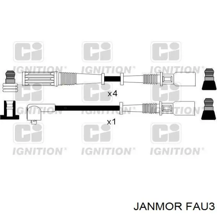 FAU3 Janmor Fios de alta voltagem, kit