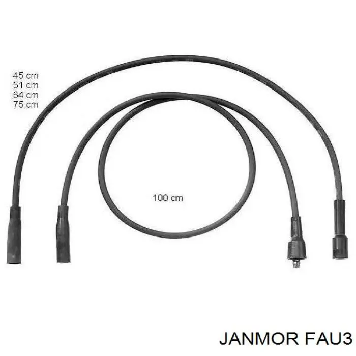 Fios de alta voltagem, kit Janmor FAU3 preço, a partir de 26,81 USD