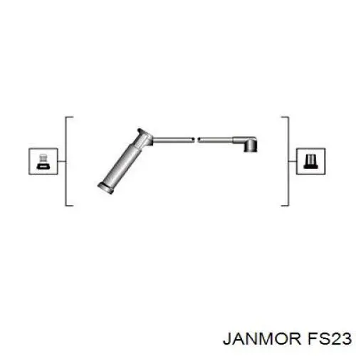 FS23 Janmor Fios de alta voltagem, kit