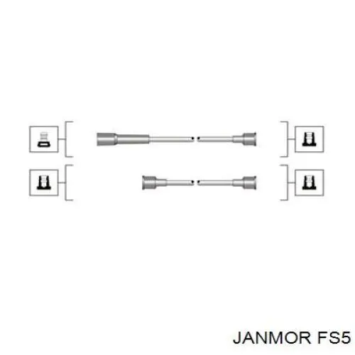 Fios de alta voltagem, kit Janmor FS5 preço, a partir de 32,61 USD