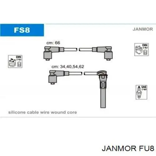 Fios de alta voltagem, kit Janmor FU8 preço, a partir de 41,61 USD