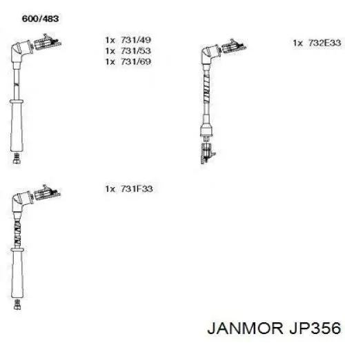 Fios de alta voltagem, kit Janmor JP356 preço, a partir de 39,68 USD