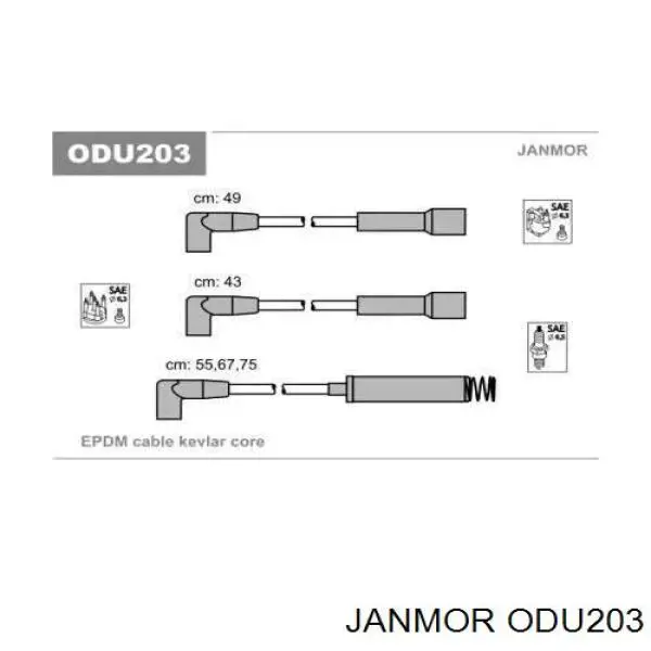 Fios de alta voltagem, kit Janmor ODU203 preço, a partir de 28,45 USD