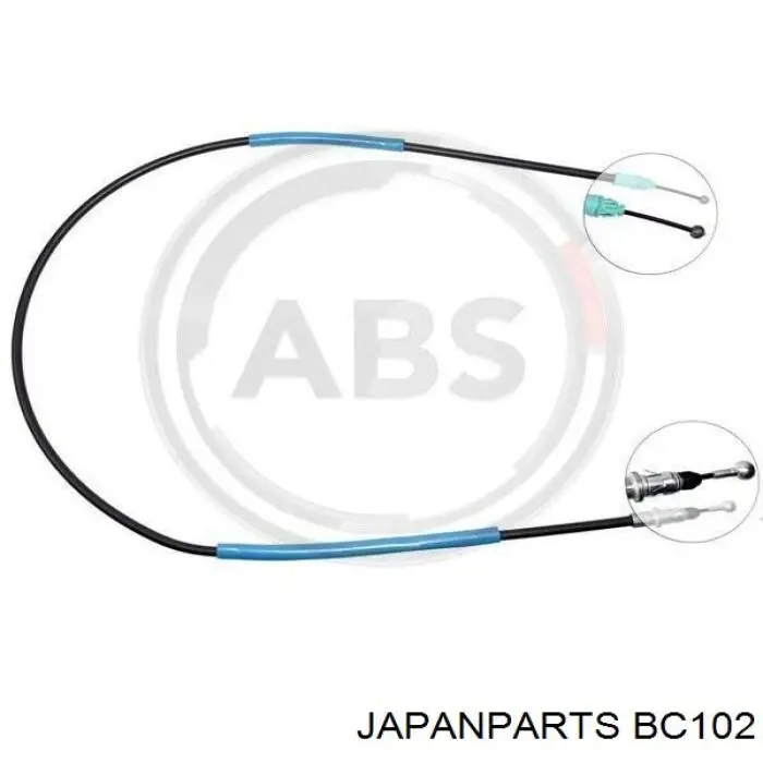 Compre BC102 Japan Parts Cabo do freio de estacionamento traseiro esquerdo