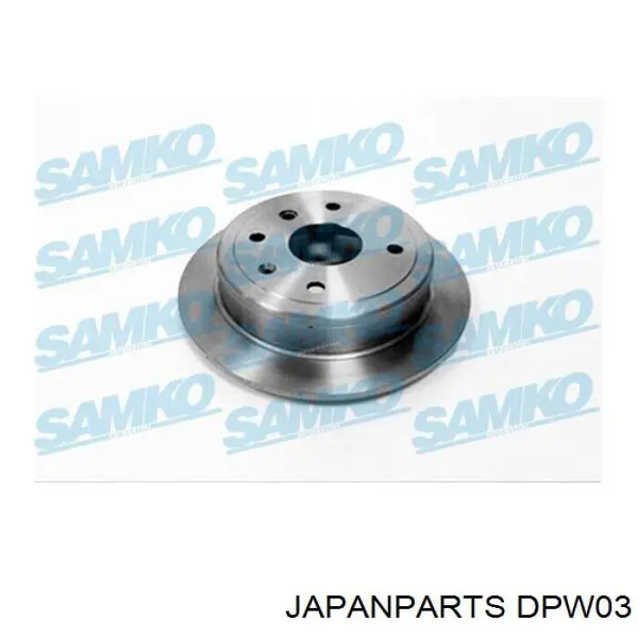 Compre DPW03 Japan Parts Disco do freio traseiro