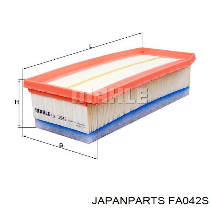 Compre FA042S Japan Parts Filtro de ar