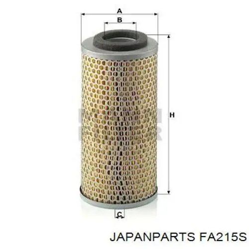 Filtro de ar Japan Parts FA215S preço, a partir de 22,10 USD