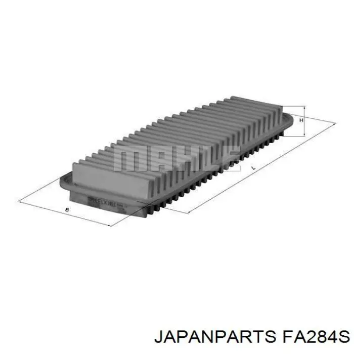 Compre FA284S Japan Parts Filtro de ar
