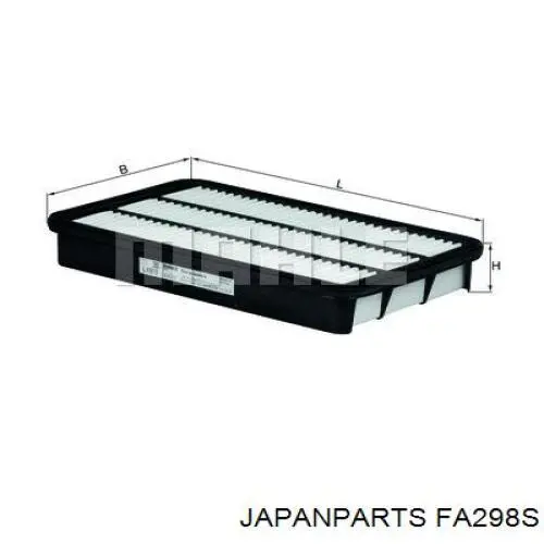 Compre FA298S Japan Parts Filtro de ar