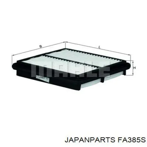 Filtro de ar Japan Parts FA385S preço, a partir de 7,29 USD