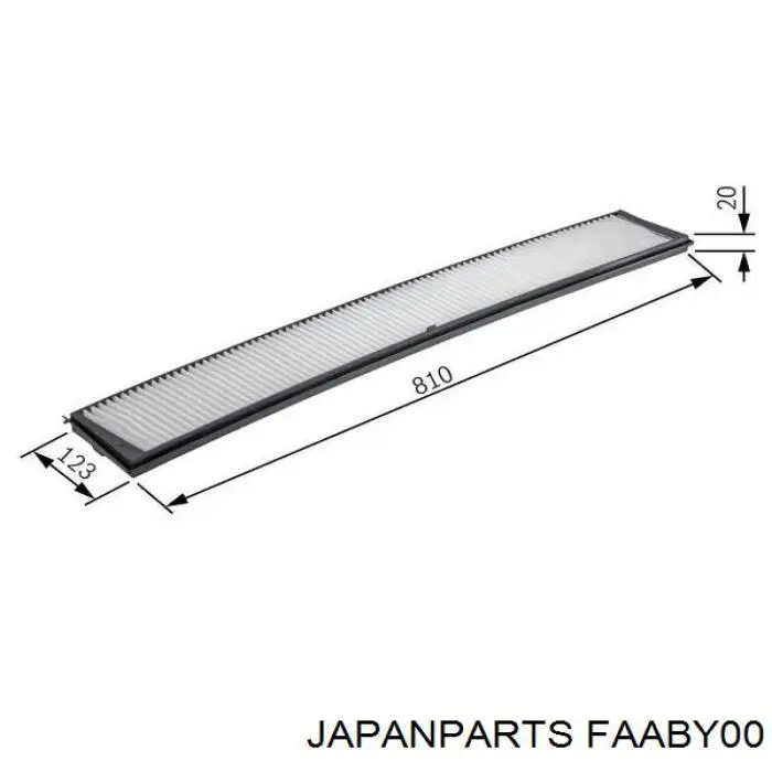 Compre FAABY00 Japan Parts Filtro de salão