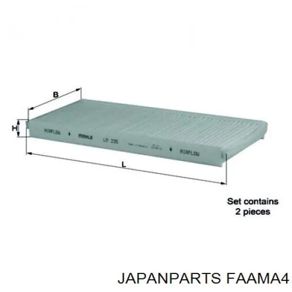 Compre FAAMA4 Japan Parts Filtro de salão