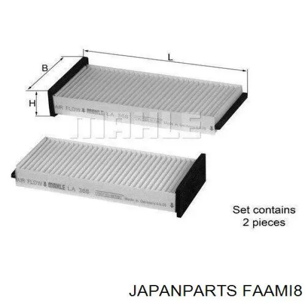 Filtro de salão Japan Parts FAAMI8 preço, a partir de 13,29 USD