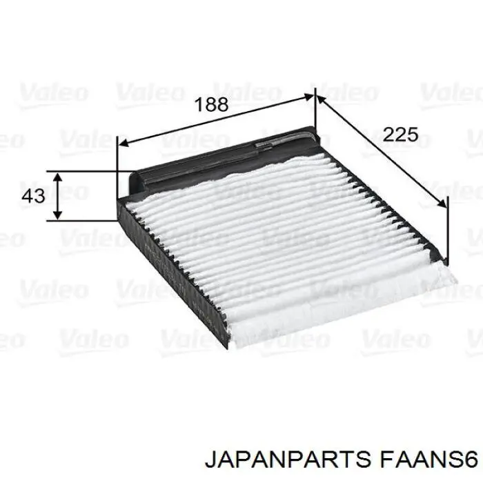 Filtro de salão Japan Parts FAANS6 preço, a partir de 6,82 USD