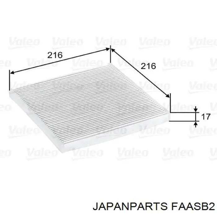 Compre FAASB2 Japan Parts Filtro de salão