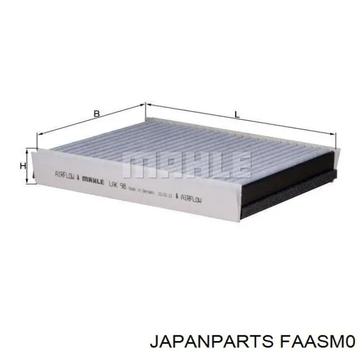 Filtro de salão Japan Parts FAASM0 preço, a partir de 13,22 USD