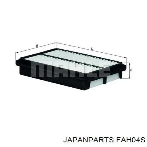 Compre FAH04S Japan Parts Filtro de ar