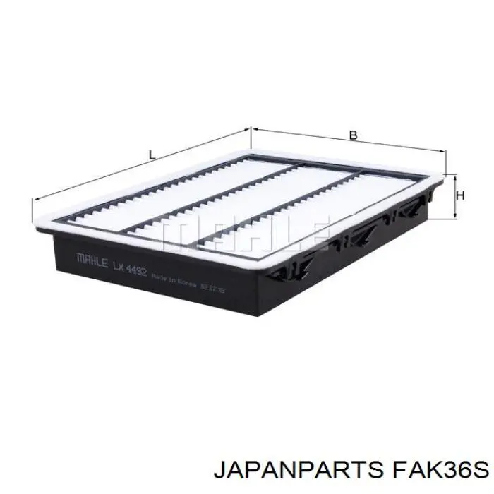 FAK36S Japan Parts Filtro de ar