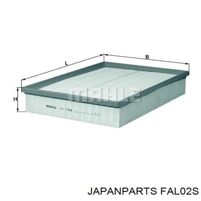 Compre FAL02S Japan Parts Filtro de ar