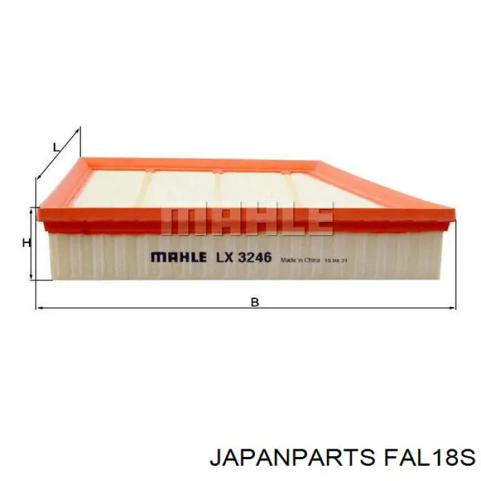 Compre FAL18S Japan Parts Filtro de ar