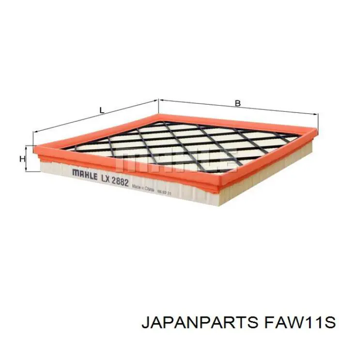 Compre FAW11S Japan Parts Filtro de ar