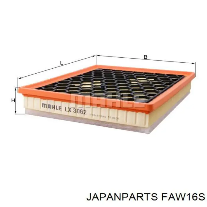 Filtro de ar Japan Parts FAW16S preço, a partir de 15,07 USD