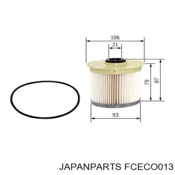 Filtro de combustível Japan Parts FCECO013 preço, a partir de 15,68 USD