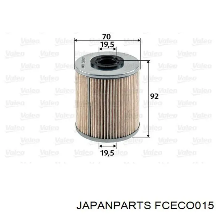 Compre FCECO015 Japan Parts Filtro de combustível
