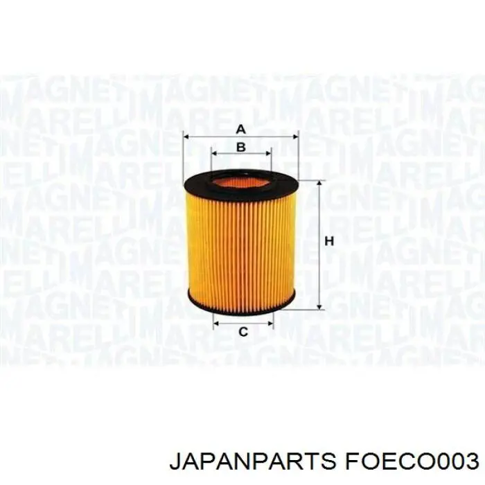 Filtro de óleo Japan Parts FOECO003 preço, a partir de 5,28 USD