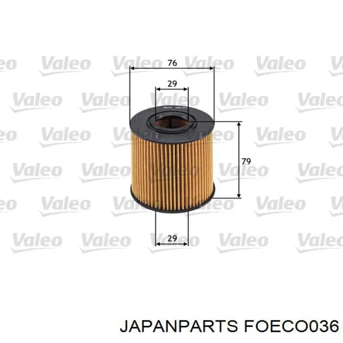 Compre FOECO036 Japan Parts Filtro de óleo