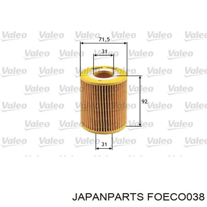 Compre FOECO038 Japan Parts Filtro de óleo